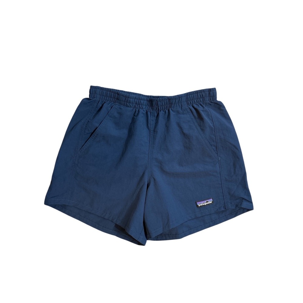 Patagonia Womens Baggies Shorts Navy Blue XXS Nylon Active Hiking